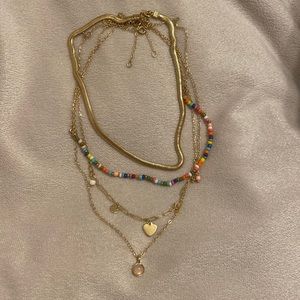 4 necklace set
